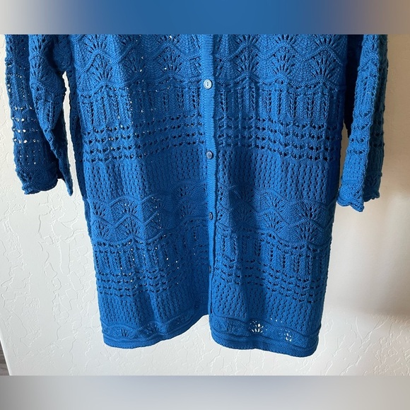 Blair Long Knit Cardigan Sweater, Size 2XL—New with Tags!•••Crotchet Style! - Picture 6 of 11
